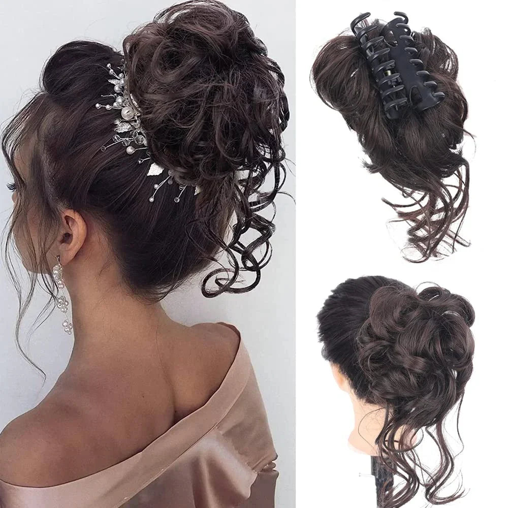 Rose® CurlyBun: Instant Curly Bun Hair Clamp