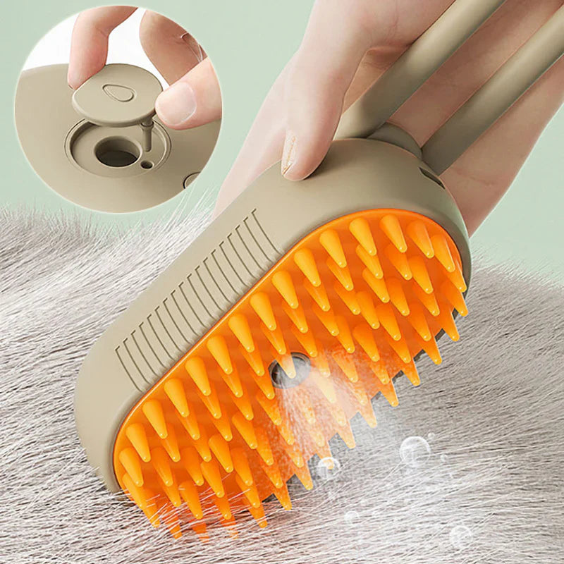 DogCatFri™ SteamBrush: Steam Pet Grooming Brush