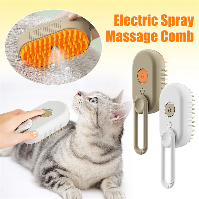 DogCatFri™ SteamBrush: Steam Pet Grooming Brush