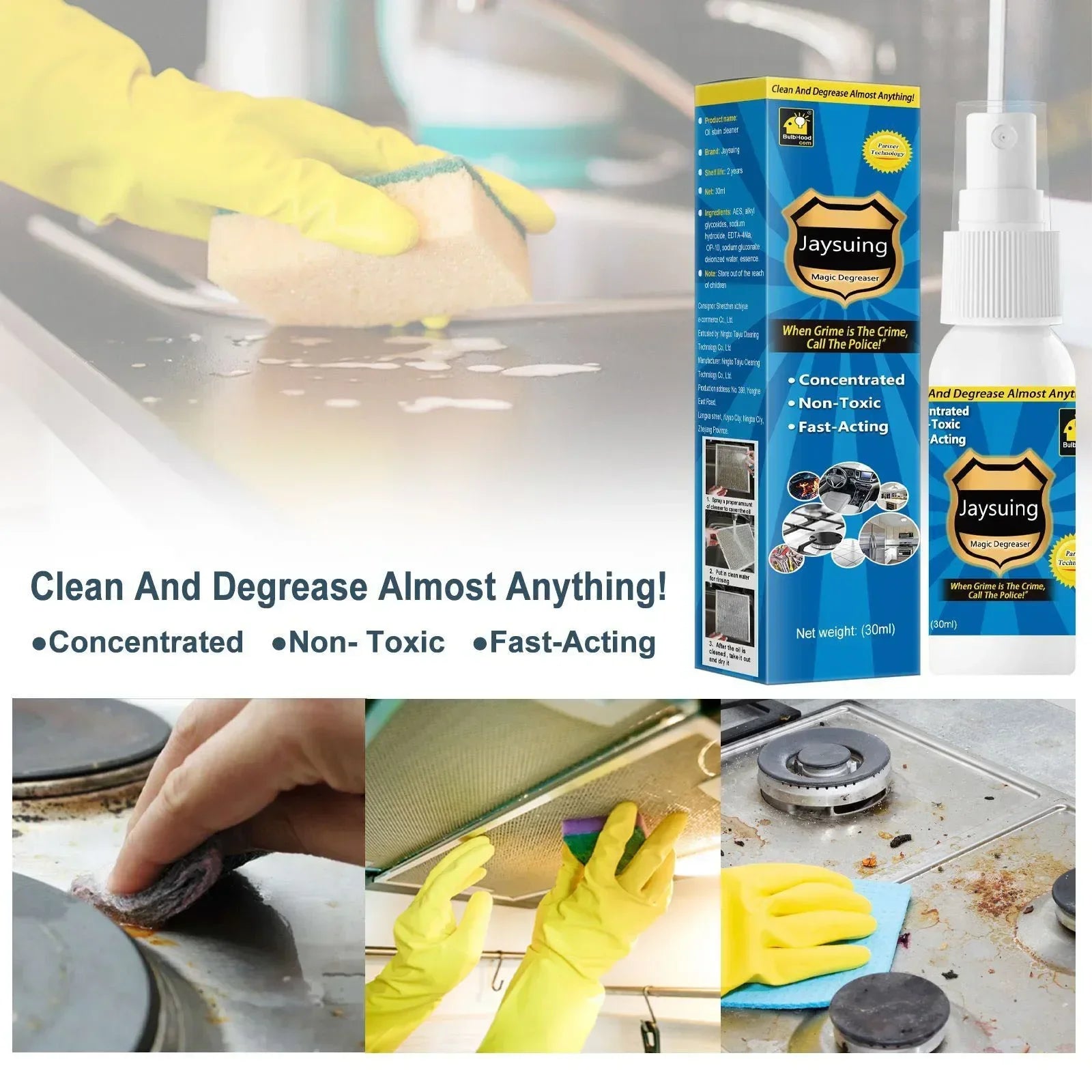 Cleaner Pro° AntiGrease 1+1 FREE: Grease Remover Spray