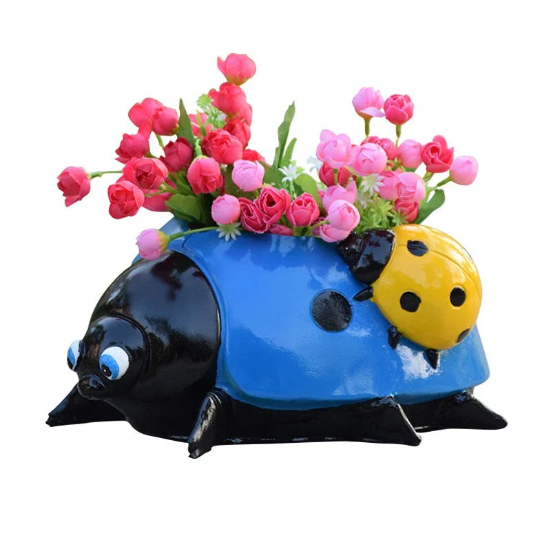 LadybugPot 1+1 FREE: Colorful Ladybug Flower Pot