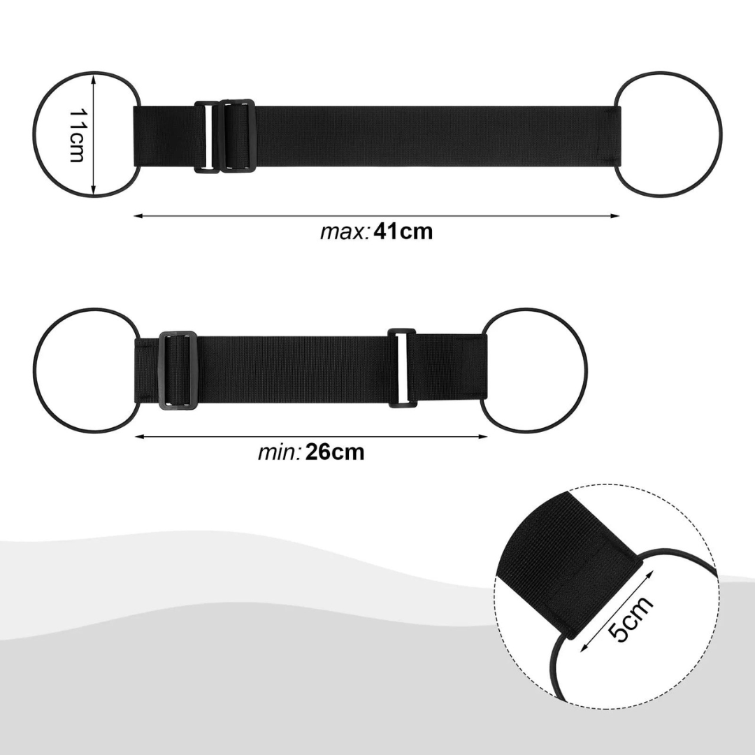 Icone™ LuggageBelt: Elastic Fastening Belt for Luggage